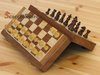 Set magnetico in legno - Scacchi e Scacchiera 25 x 25 cm con doppia Regina