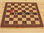 Scacchiera da torneo in legno di Mogano e Acero. 54 x 54 cm, casa 57 mm