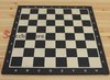 Scacchiera da torneo in legno nera 54 x 54 cm, casa 57 mm con numerazione