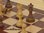 Set completo in legno "Grandmaster" con doppia Regina e Scacchiera di Mogano PIEGHEVOLE