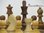 Set completo in legno - Scacchi in Bosso-Sheesham con doppia Regina e Scacchiera in Noce e Acero