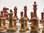 Set Completo - scacchiera QueenBoard Limited "Brown" e Scacchi Staunton in Resina + Borsa
