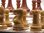 Set Completo - scacchiera QueenBoard "Red" e Scacchi Staunton in Resina + Borsa