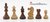Set Completo 42cm - scacchiera QueenBoard "Brown" e Scacchi in legno di Bosso-Acacia + Borsa