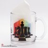 Chess Mug - Tazza in vetro con Scacchi