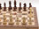 Set magnetico in legno - 39 cm con doppia regina e dama- Noce e Acero